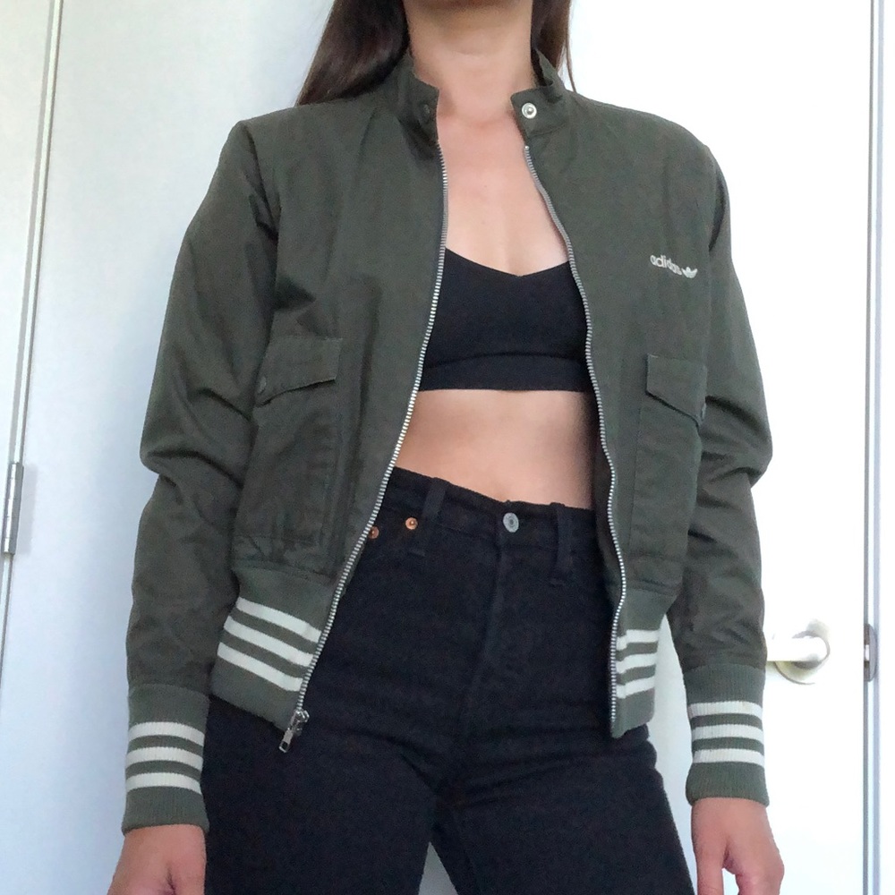 Adidas Bomber Jacket - Size L